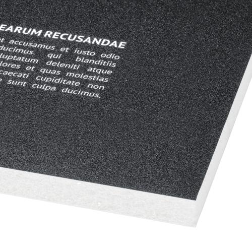 Pannello in schiuma rigida in varie forme.