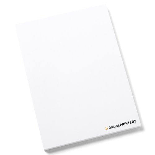 Blocco di note adesive in formato verticale, incollate.