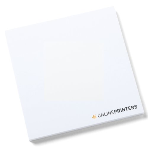 Blocco di note adesive quadrato, incollate.