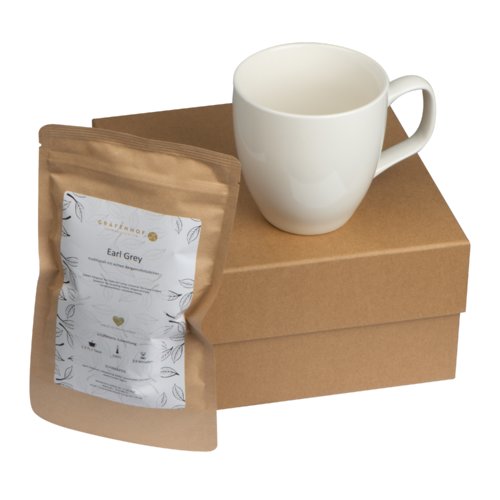 Set regalo da t multicolore con tazza e confezione.