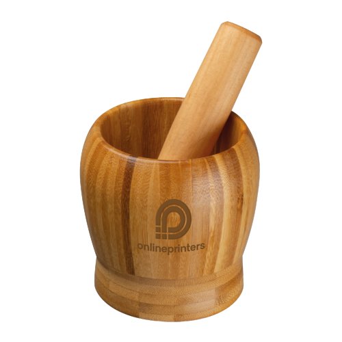 Mortaio in legno con pestello