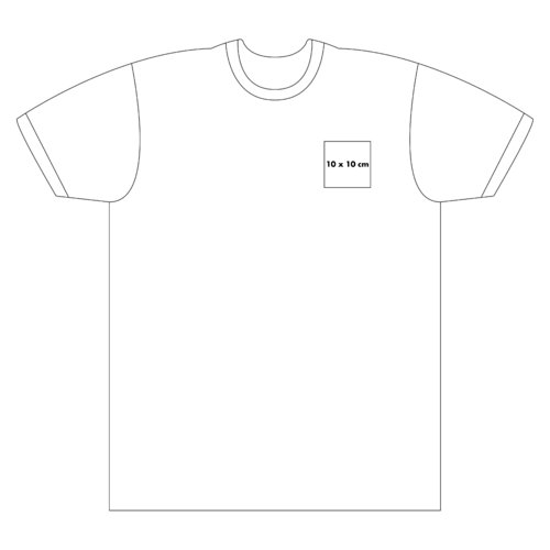 T-shirt morbida in cotone con maniche corte e scollo rotondo.