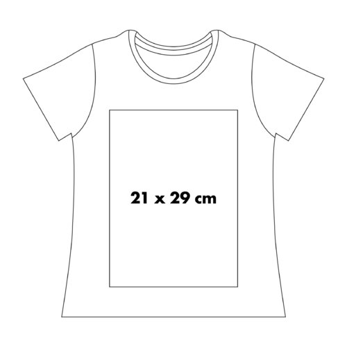 T-shirt in cotone a maniche corte, vestibilit unisex.