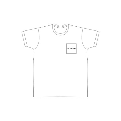 T-shirt in cotone a maniche corte con collo rotondo.