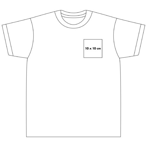 T-shirt in cotone a maniche corte con scollo rotondo.