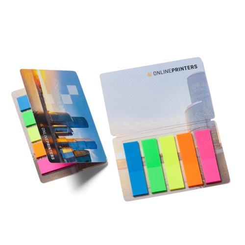 Set di segnapagina adesivi con copertina.