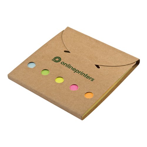 Set di segnapagina adesivi con note adesive e copertina.