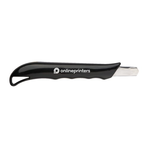 Coltello di sicurezza nero con lama.
