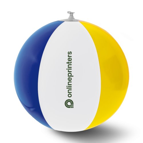 Pallone da spiaggia in PVC multicolore.
