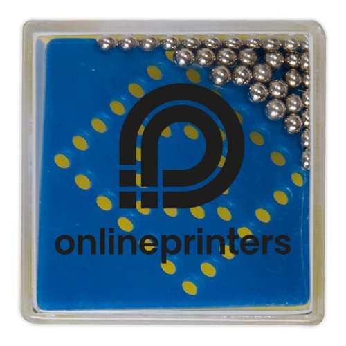 Gioco di puzzle quadrato con piccole palline.
