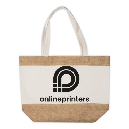 Borsa da spiaggia/shopping multicolore con manici.