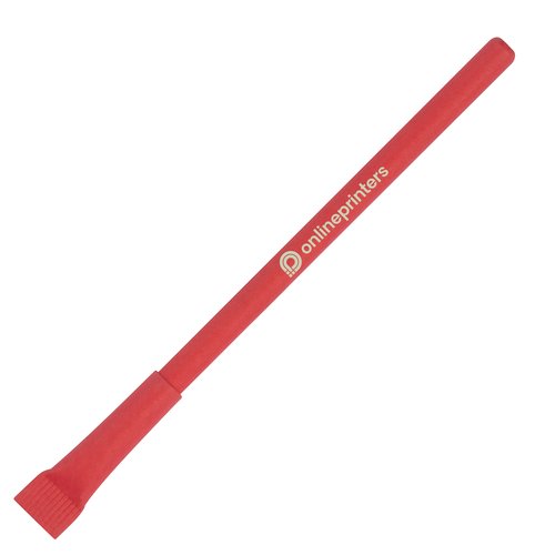 Penna rossa senza inchiostro per scrivere e modelli.