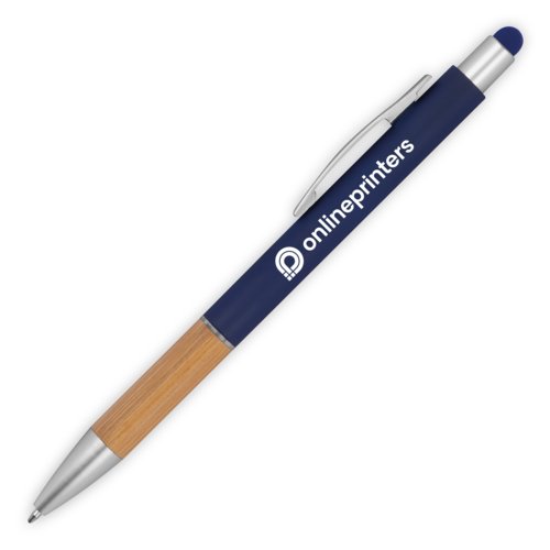 Penne a sfera blu scuro con funzione touch e clip.