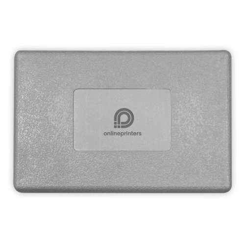 Set di attrezzi grigio con diversi utensili e custodia.