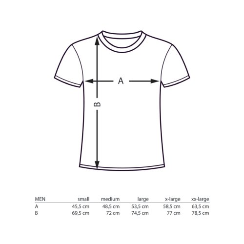 T-shirt in cotone con scollo a V e maniche corte.