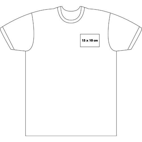 T-shirt in cotone a maniche corte da uomo.