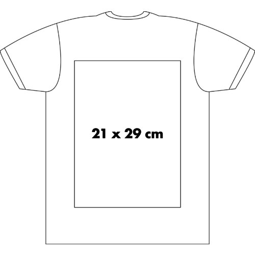 T-shirt in cotone da uomo con maniche corte e collo rotondo.