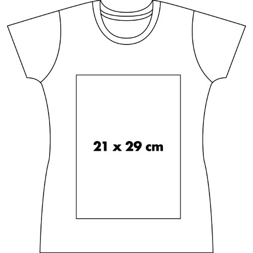 T-shirt in cotone da donna con maniche corte e girocollo.