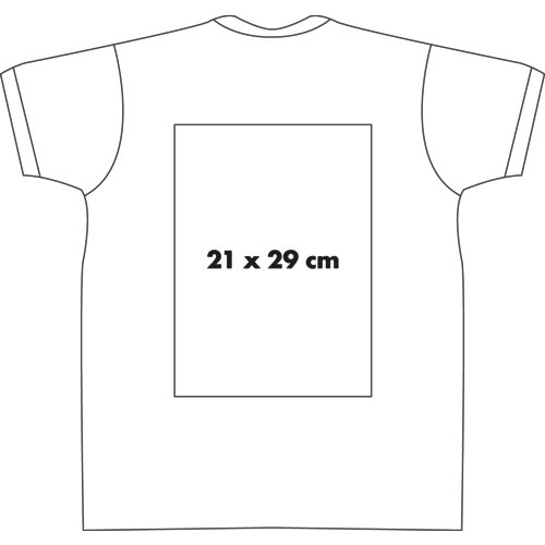 T-shirt in cotone da uomo a maniche corte.
