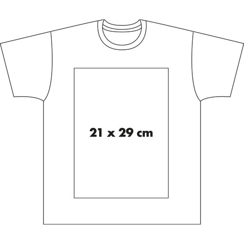 T-shirt in cotone da uomo con collo rotondo e maniche corte.