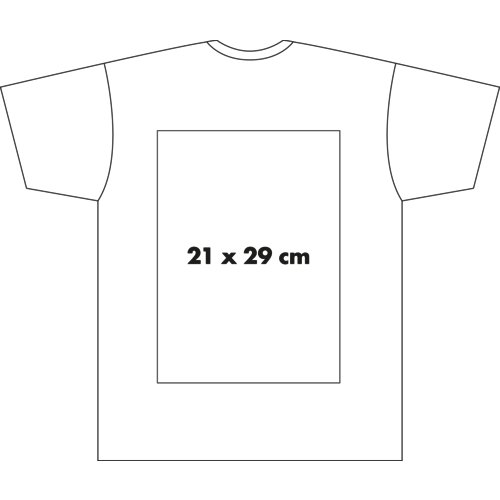 T-shirt in cotone da uomo a maniche corte.