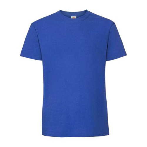 T-shirt in cotone blu royal a maniche corte.