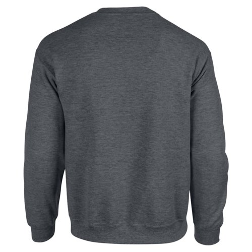 Felpa grigio mlange in misto cotone da uomo.
