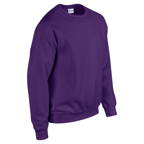 Felpa viola in misto cotone da uomo.