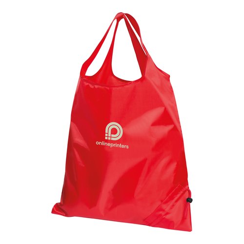 Borsa convertibile rossa con coulisse.