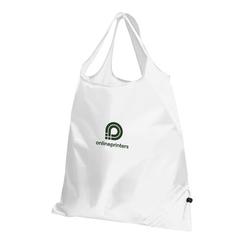 Borsa trasformabile bianca con custodia integrata.