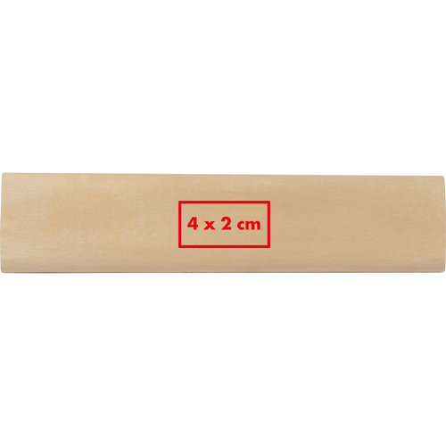 Set da scrittura in legno con portapenne e vari utensili da scrittura.