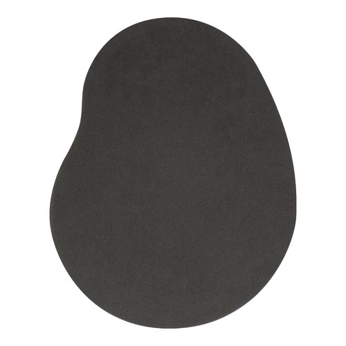 Tappetino per mouse ergonomico nero.
