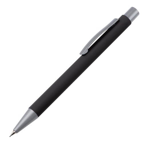 Set da scrittura nero con penna a sfera e portamine.