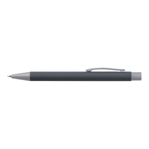 Set da scrittura antracite con penna a sfera e custodia.