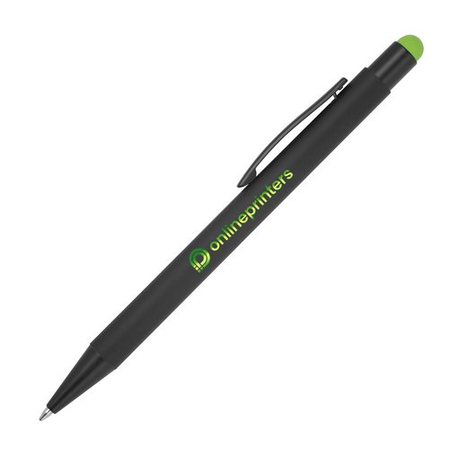 Penna a sfera in metallo con funzione touch e clip.