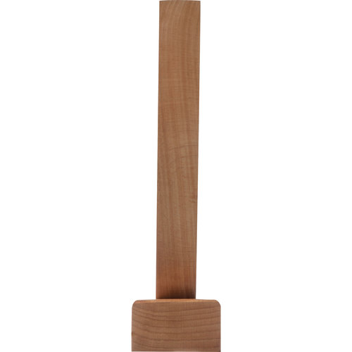 Trofeo beige con base in bamb per premiazioni.