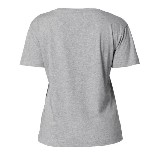 T-shirt in cotone grigio m�lange da donna.
