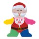 Evidenziatore multicolore a forma di Babbo Natale.