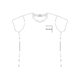 T-shirt in cotone con maniche corte e girocollo.