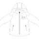 Giacca softshell con cappuccio e tasche con zip.