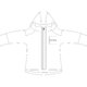 Giacca softshell con cappuccio e zip integrale.