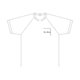T-shirt in cotone color chiaro con maniche a contrasto.