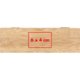 Scatola in legno per bustine di t con coperchio e scomparti.