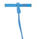 Expander fitness blu in gomma con maniglie.