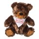 Orsacchiotto di peluche marrone con sciarpa.