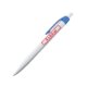Penne a sfera in plastica con clip e pulsante.