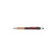 Penna a sfera color legno con funzione touch e clip.