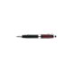 Penna a sfera in metallo nero con funzione touch e clip.