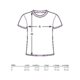 T-shirt in cotone a maniche corte con girocollo.