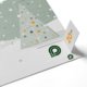 Calendario dell'Avvento di carta con sportelli apribili.